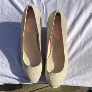 J. Crew Women's Cream Espadrilles